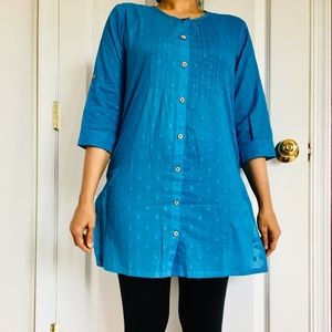 Blue Kurta / Cover-up